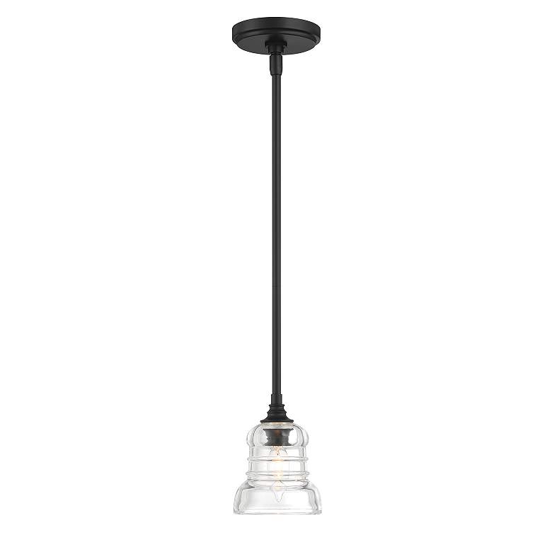 Image 5 Gregory 1 Light Matte Black Mini Pendant more views