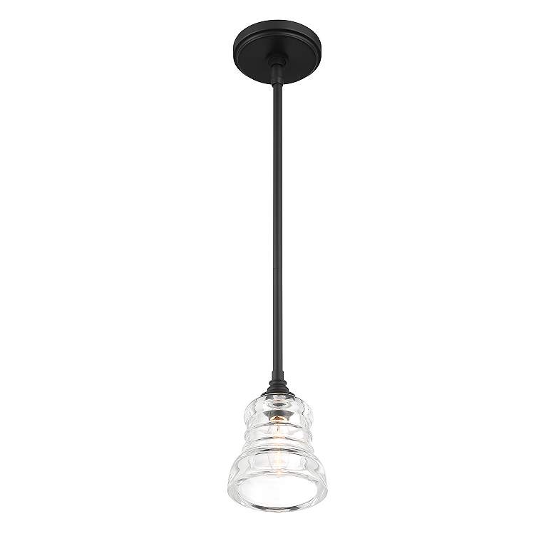 Image 6 Gregory 1 Light Matte Black Mini Pendant more views