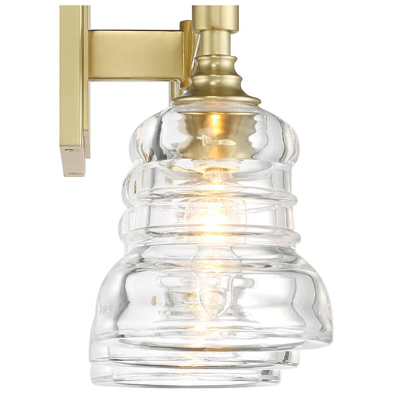 Image 5 Gregory 3 Light Aged Brass Bathroom Vanity more views