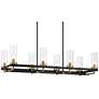3_Gregory 39 1/4"W Black and Gold 8-Light Island Chandelier