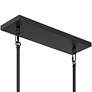 5_Gregory 39 1/4"W Black and Gold 8-Light Island Chandelier more views