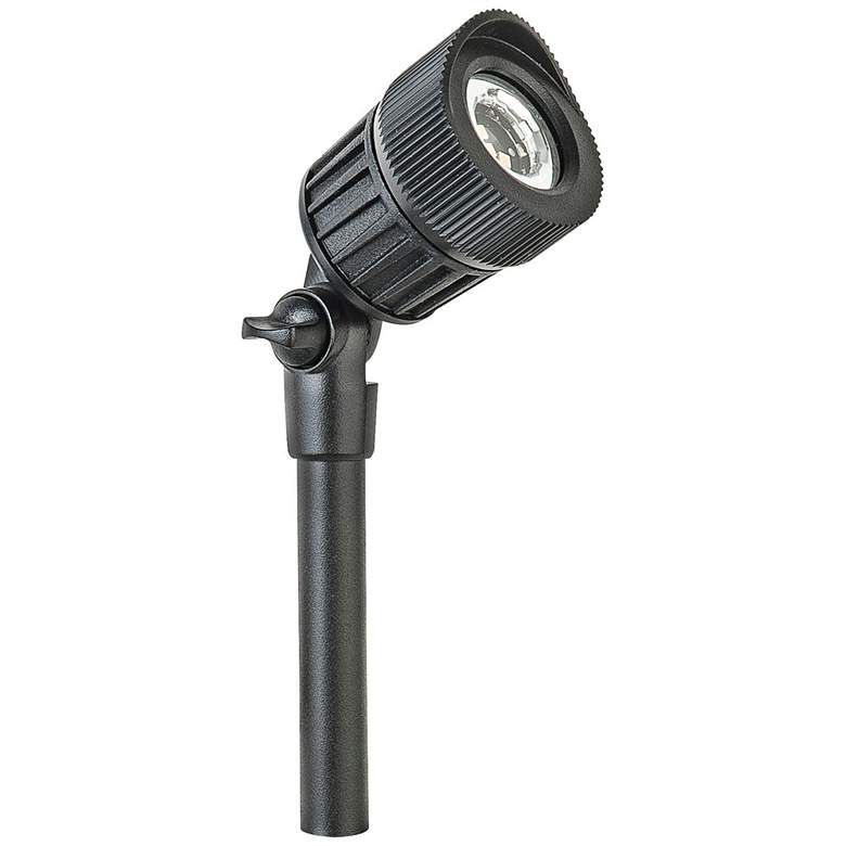 Image 1 Gregory 8 inchH Black Aluminum Low Voltage LED Micro Spot Light