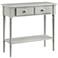 Greige 30" Wide Gray 1-Drawer 1-Shelf Hall Stand/Sofa Table