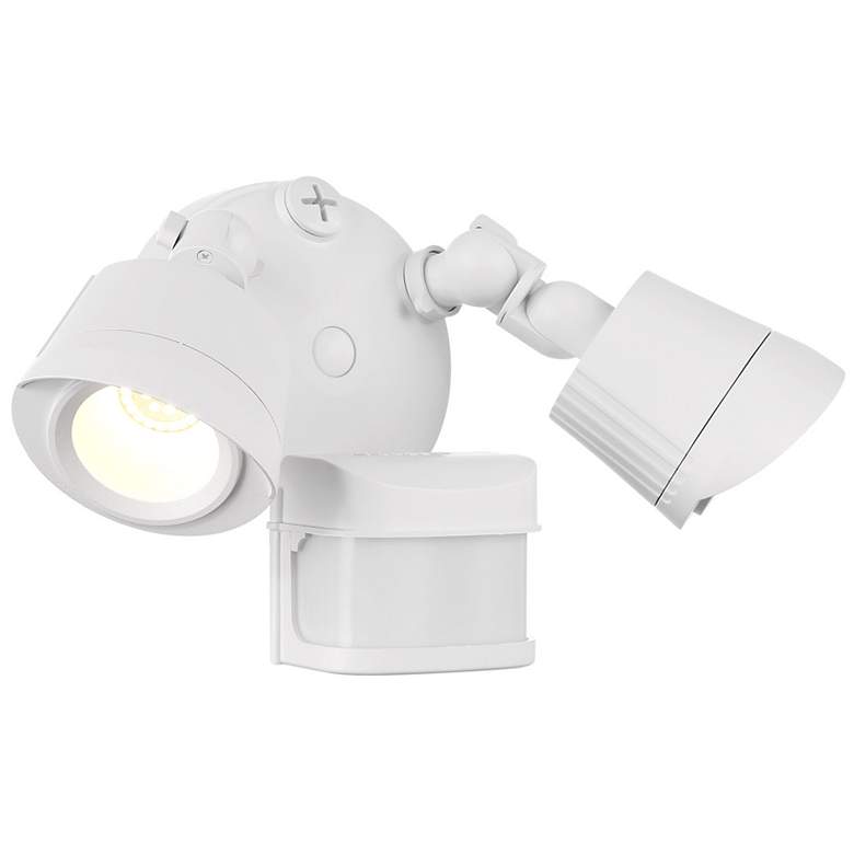 Image 4 Grenada White LED Motion Sensored Outdoor Flood Light more views