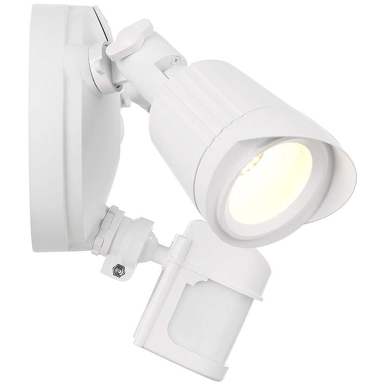 Image 5 Grenada White LED Motion Sensored Outdoor Flood Light more views