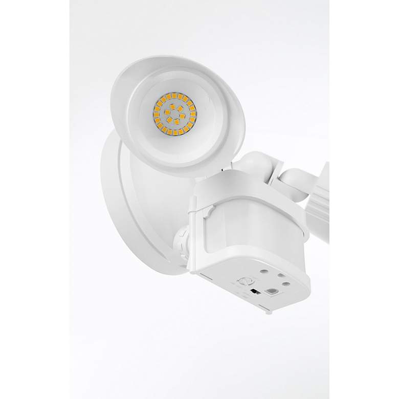 Image 6 Grenada White LED Motion Sensored Outdoor Flood Light more views