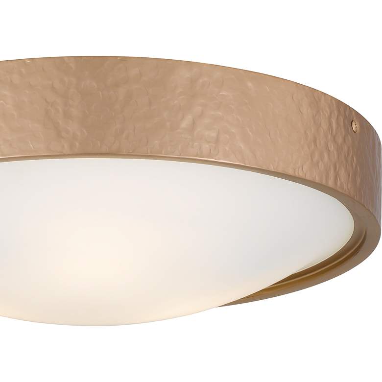 Image 5 Grendelle 3-Light Bronze Gold Flush Mount more views