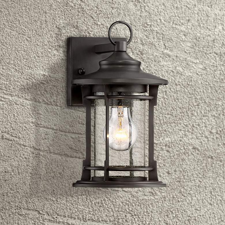 Image 1 Grenville 11 inch High Bronze Outdoor Wall Light