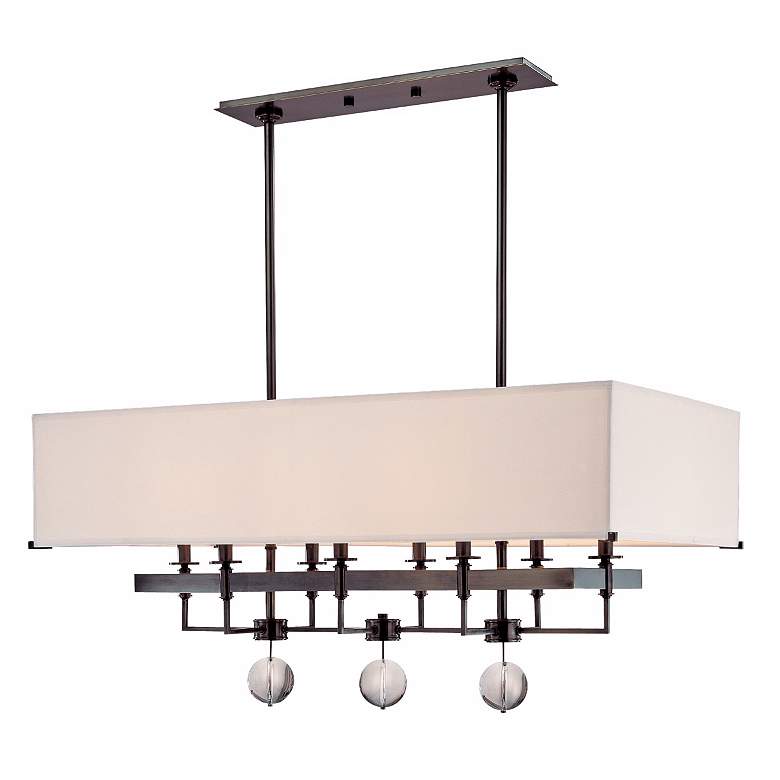 Image 1 Gresham Park Old Bronze Island Pendant Light