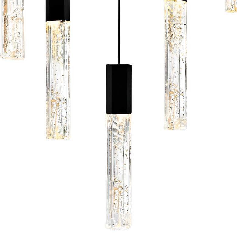 Image 2 Greta 12" Wide Black LED Mini Pendant more views
