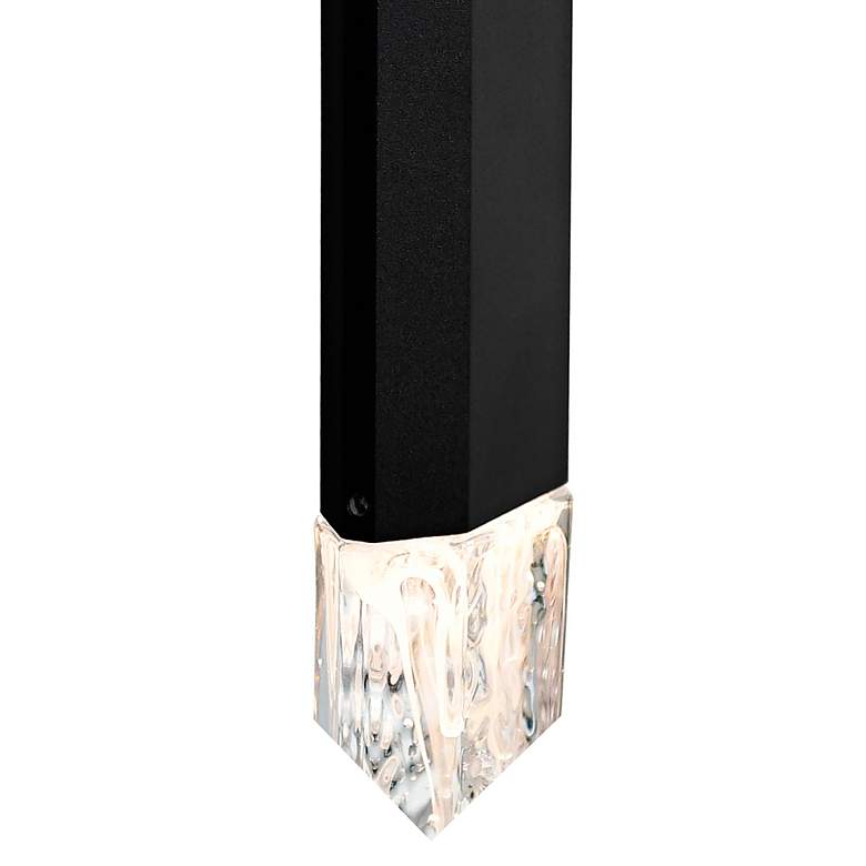 Image 4 Greta 12" Wide Black LED Mini Pendant more views