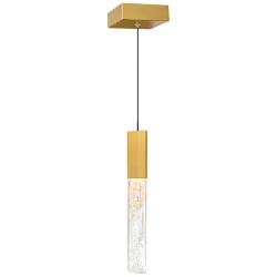 Greta 2" Wide Brass LED Mini Pendant