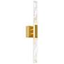 1_Greta 24" High Brass 2-Light LED Wall Sconce