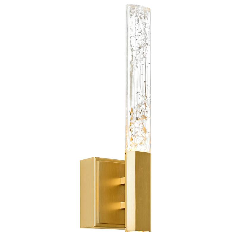 Image 2 Greta 24" High Brass 2-Light LED Wall Sconce more views