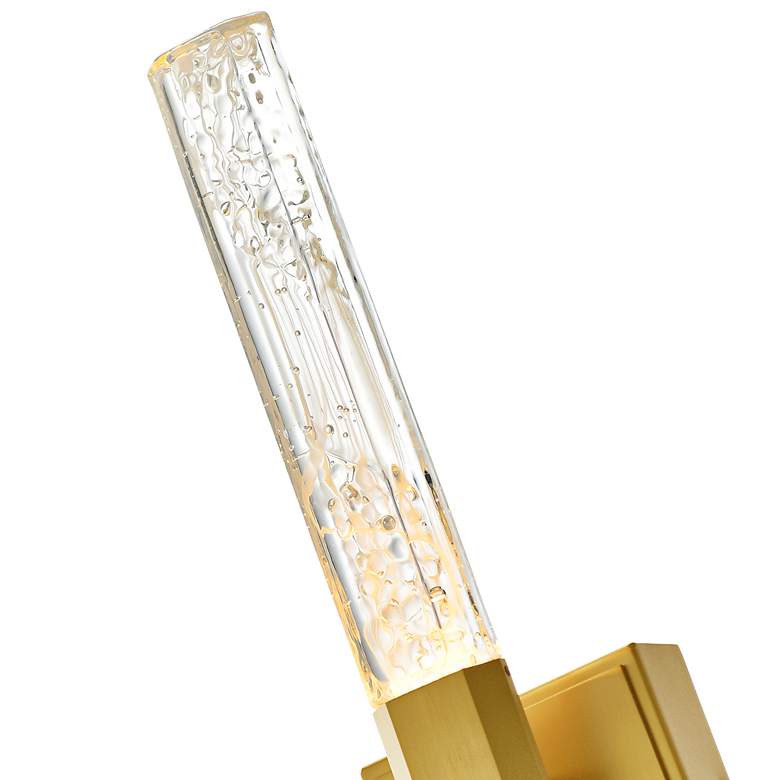 Image 3 Greta 24" High Brass 2-Light LED Wall Sconce more views