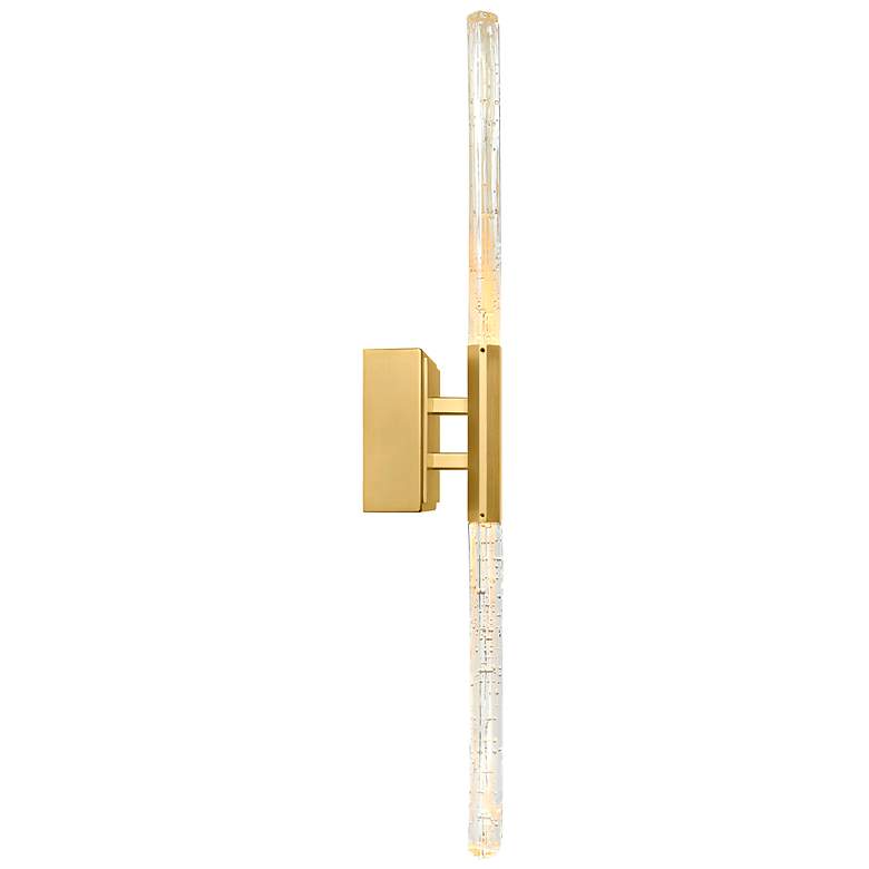 Image 5 Greta 24" High Brass 2-Light LED Wall Sconce more views