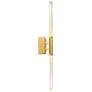 5_Greta 24" High Brass 2-Light LED Wall Sconce more views