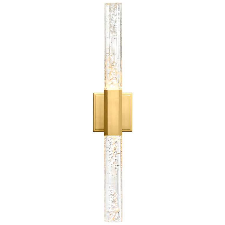Image 6 Greta 24" High Brass 2-Light LED Wall Sconce more views
