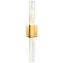 6_Greta 24" High Brass 2-Light LED Wall Sconce more views