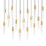 2_Greta 48" Wide Brass LED Linear Chandelier more views