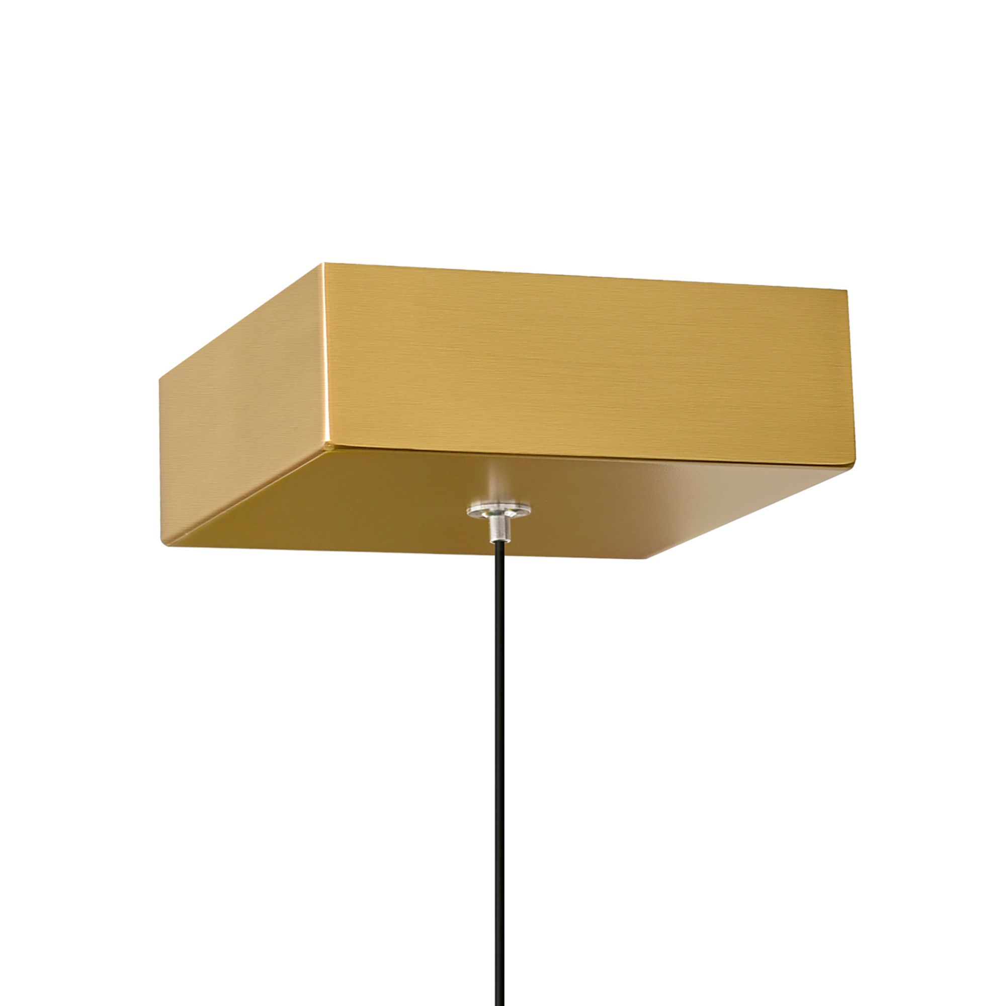 Image 6 Greta Integrated LED 5in Brass Mini Pendant with Handcrafted Glass more views