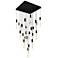 Greta Integrated LED Black Chandelier