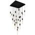 Greta Integrated LED Black Chandelier