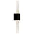 Greta Integrated LED Black Vanity Light