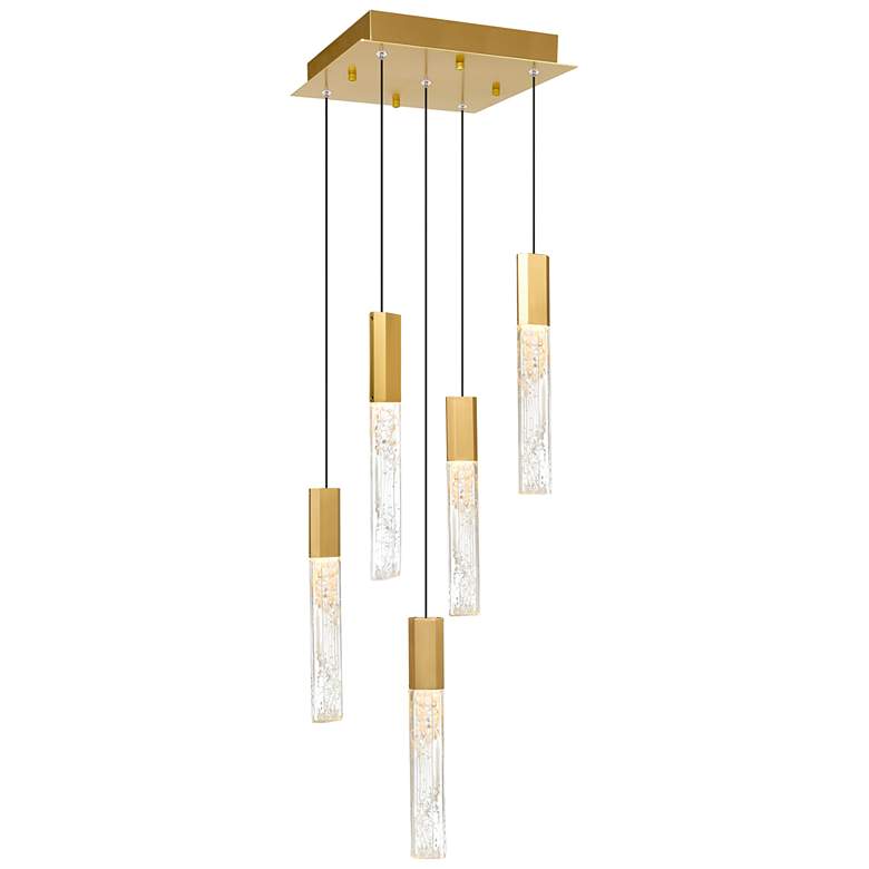Image 1 Greta Integrated LED Brass Mini Pendant