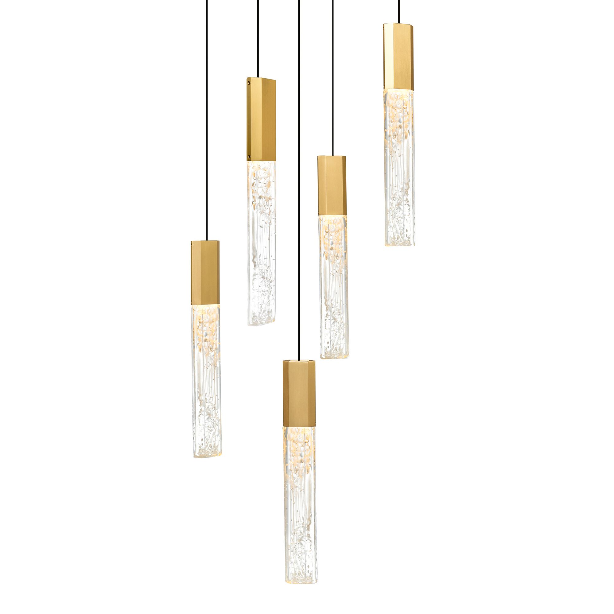 Image 2 Greta Integrated LED Brass Mini Pendant more views