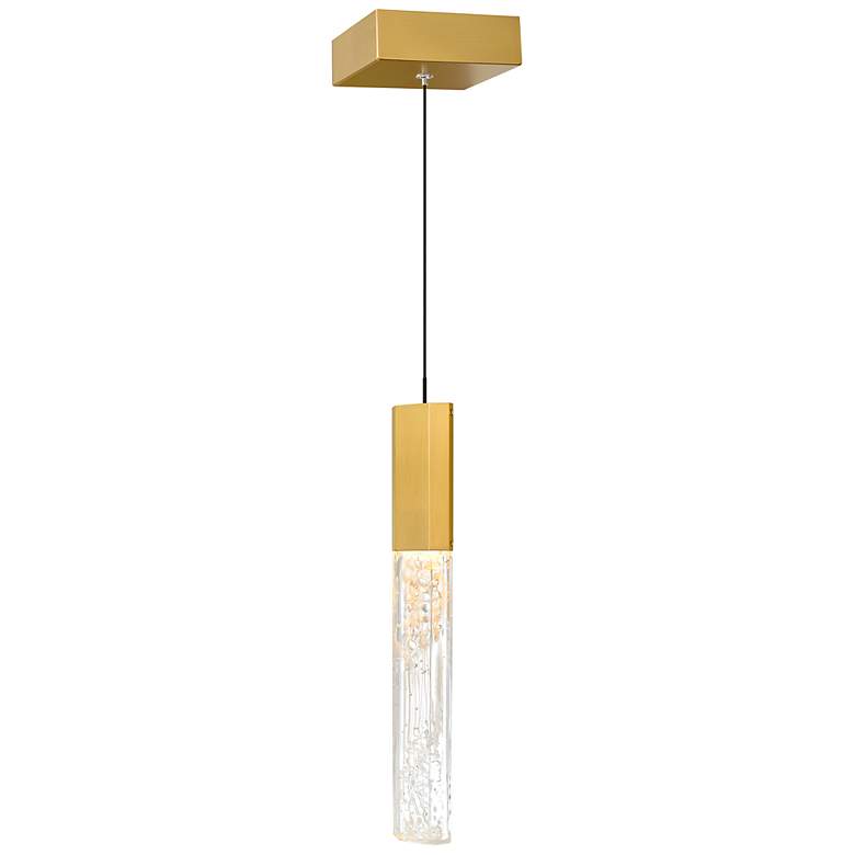 Image 1 Greta Integrated LED Brass Mini Pendant