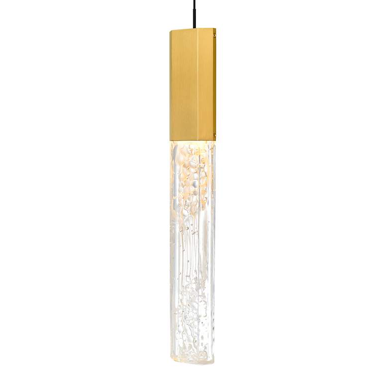 Image 2 Greta Integrated LED Brass Mini Pendant more views