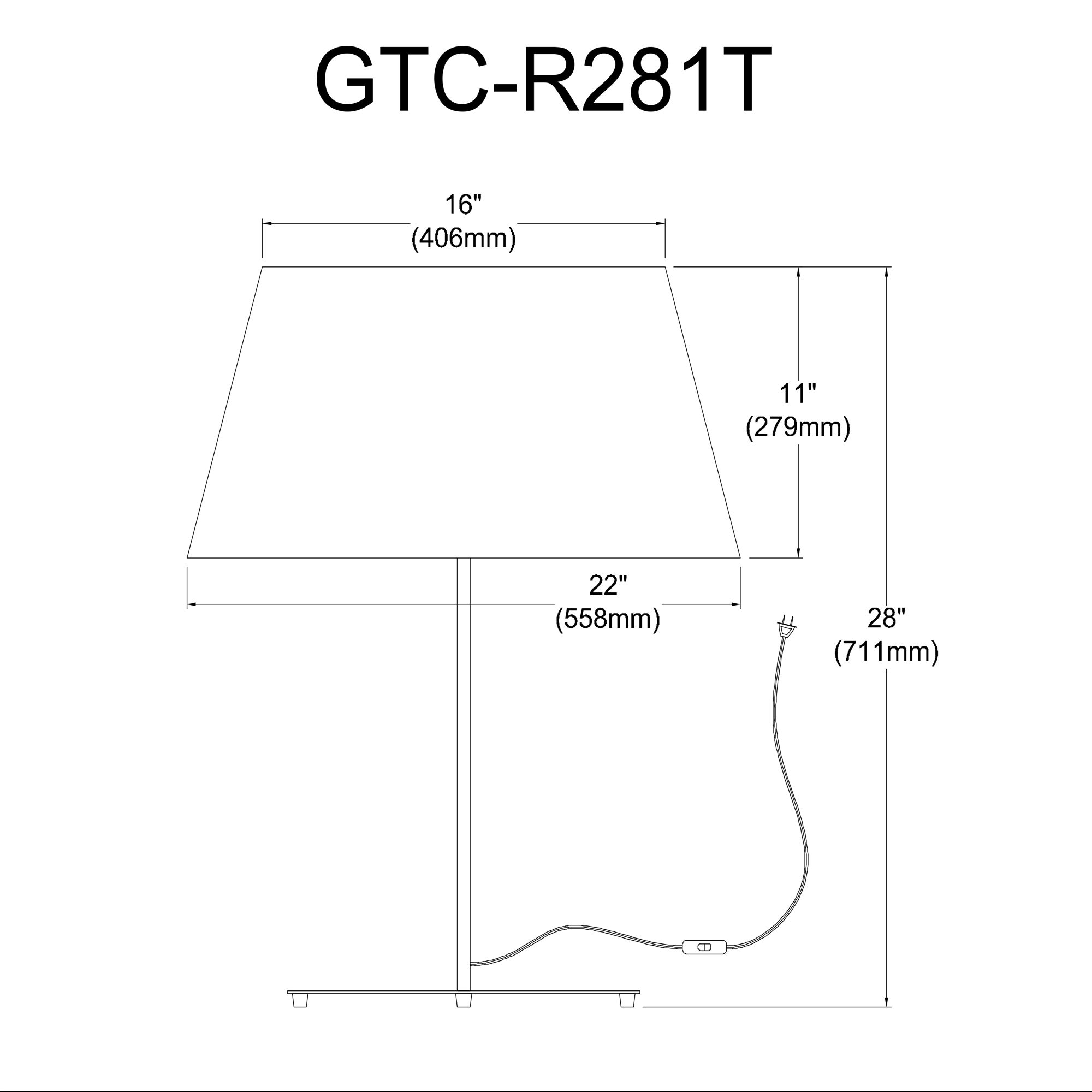 Image 3 Gretchen 28" High Matte Black Round Base Table Lamp With White Shade more views
