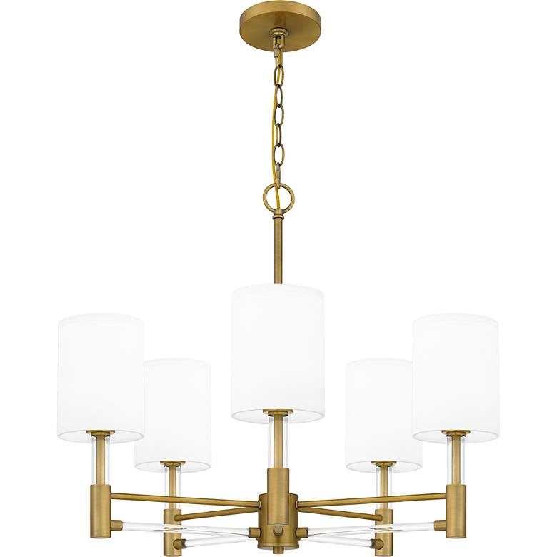 Image 3 Gretchen 5-Light Aged Brass Chandelier more views