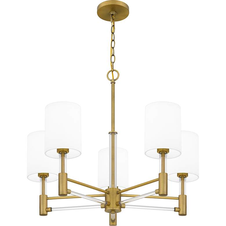 Image 5 Gretchen 5-Light Aged Brass Chandelier more views