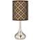 Grevena Giclee Pattern Shade Droplet Table Lamp