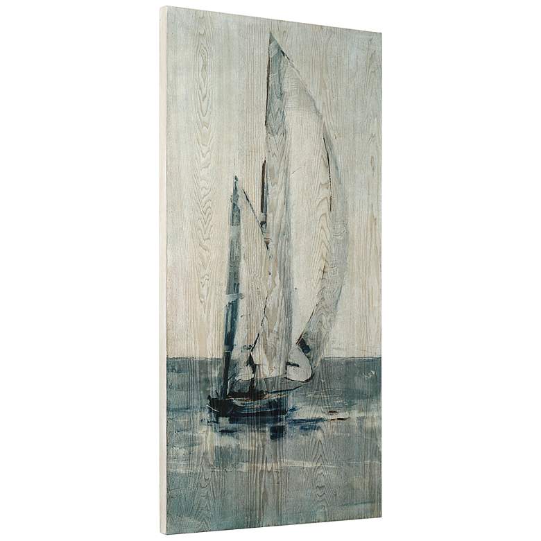 Image 6 Grey Seas 48 inch High 2-Piece Giclee Printed Wood Wall Art Set more views