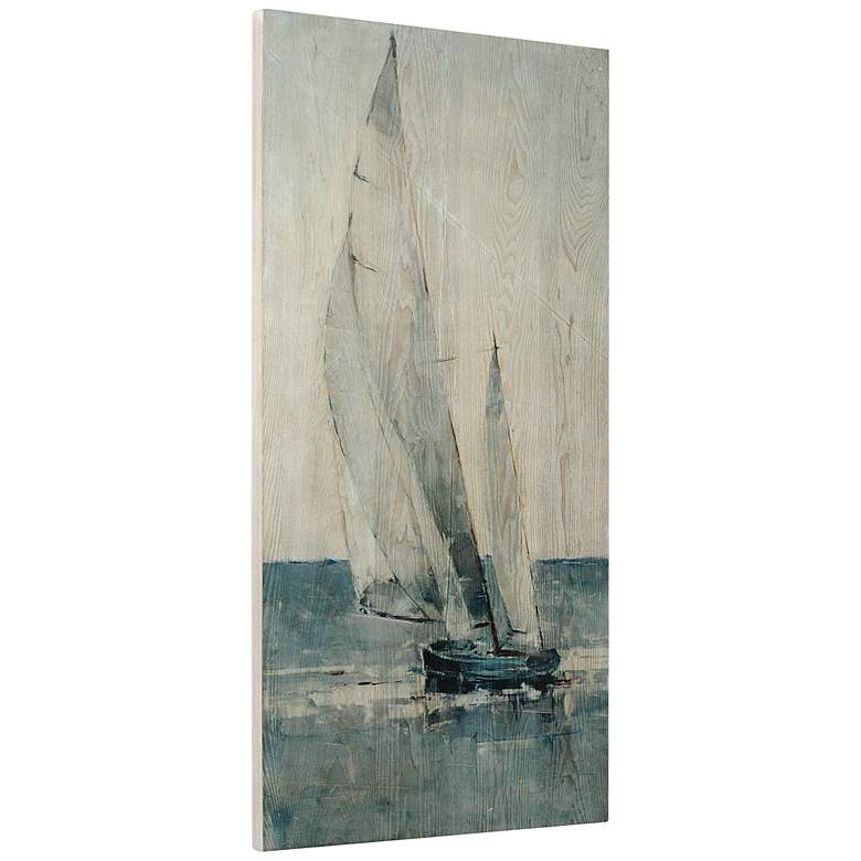 Image 5 Grey Seas I 48 inch High Giclee Printed Wood Wall Art more views