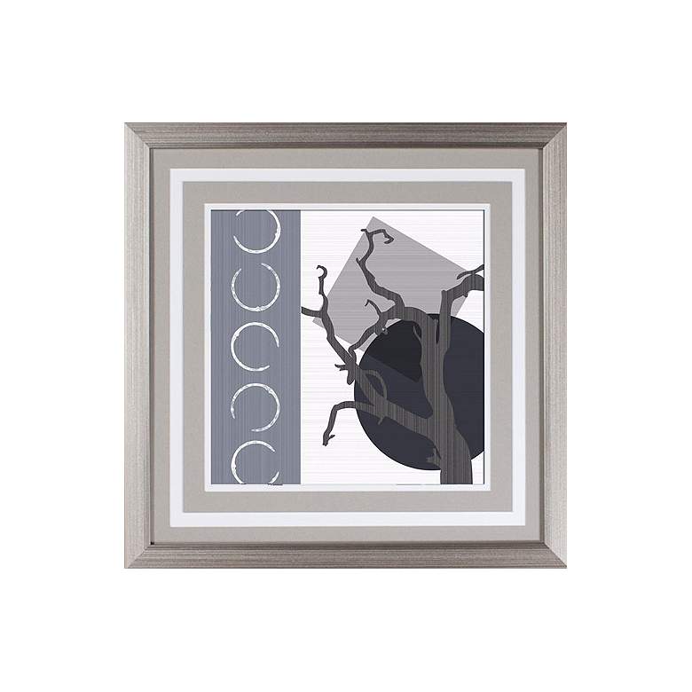 Image 1 Grey Tree II Under Glass 18 inch Square Wall Art