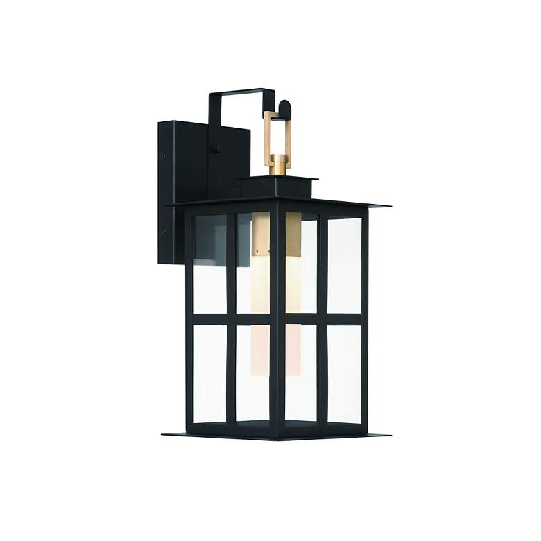 Image 2 Greyson 16" LED Sconce Brass and Black more views