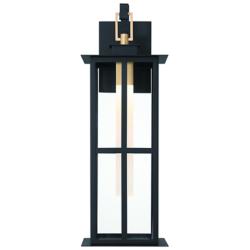 Greyson 22" LED Sconce  Brass and Black