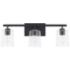Greyson 24 1/2" Wide Matte Black 3-Light Vanity Bath Light