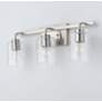 Thumbnail1 of Greyson 24 1/2"W Brushed Nickel 3-Light Vanity Bath Light