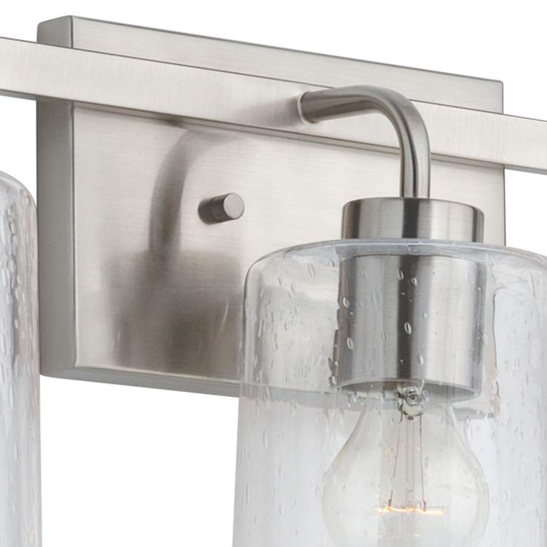Image 3 Greyson 24 1/2"W Brushed Nickel 3-Light Vanity Bath Light more views