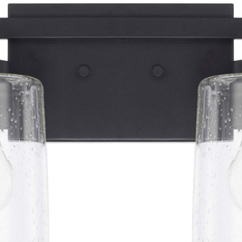 Image 4 Greyson 34 1/2 inch Wide Matte Black 4-Light Vanity Bath Light more views