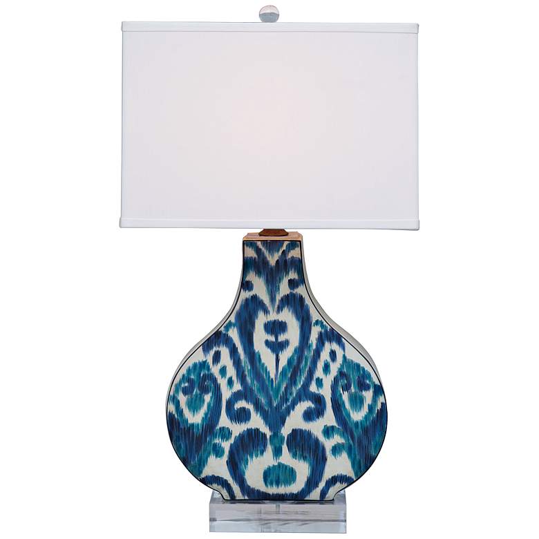 Image 1 Greystone Indigo Ceramic Table Lamp