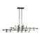 Grid 53.6" Wide Oil Rubbed Bronze Pendant