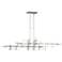 Grid 53.6" Wide Vintage Platinum Pendant