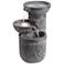 Griffin 21 1/2" High Indoor/Outdoor LED Three-Tier Fountain