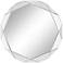 Griffin 33" Round Geometric Angle Cut Wall Mirror